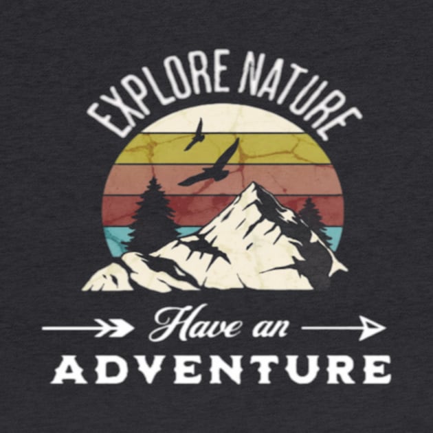 Explore Nature Have an Adventure - Voyage Montagne by TechArtCreators